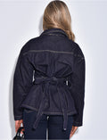 Veste en jeans à nouer