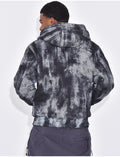 Veste en jeans fourrée & à capuche