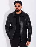 Veste en similicuir