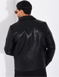 Veste en similicuir