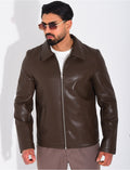 Veste en similicuir