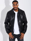 Veste en similicuir