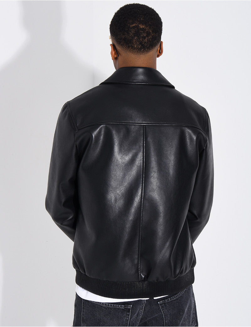 Veste en similicuir
