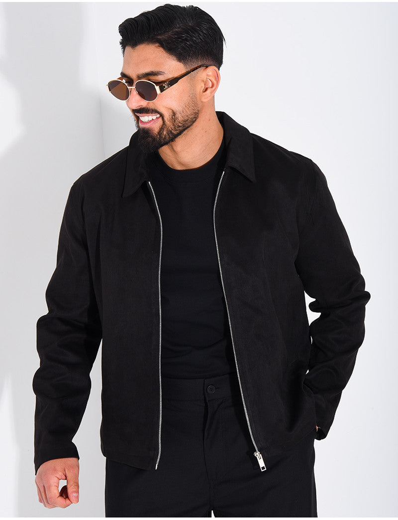 Veste en suédine