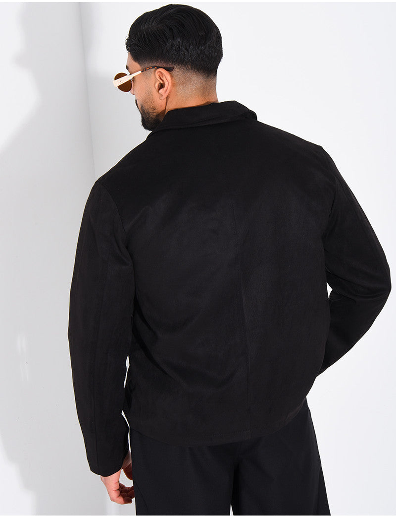 Veste en suédine