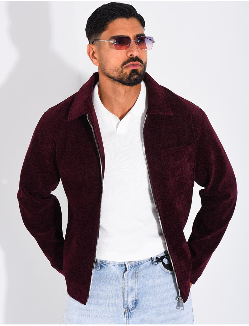 Veste fine en velours
