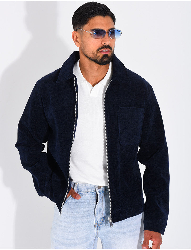 Veste fine en velours
