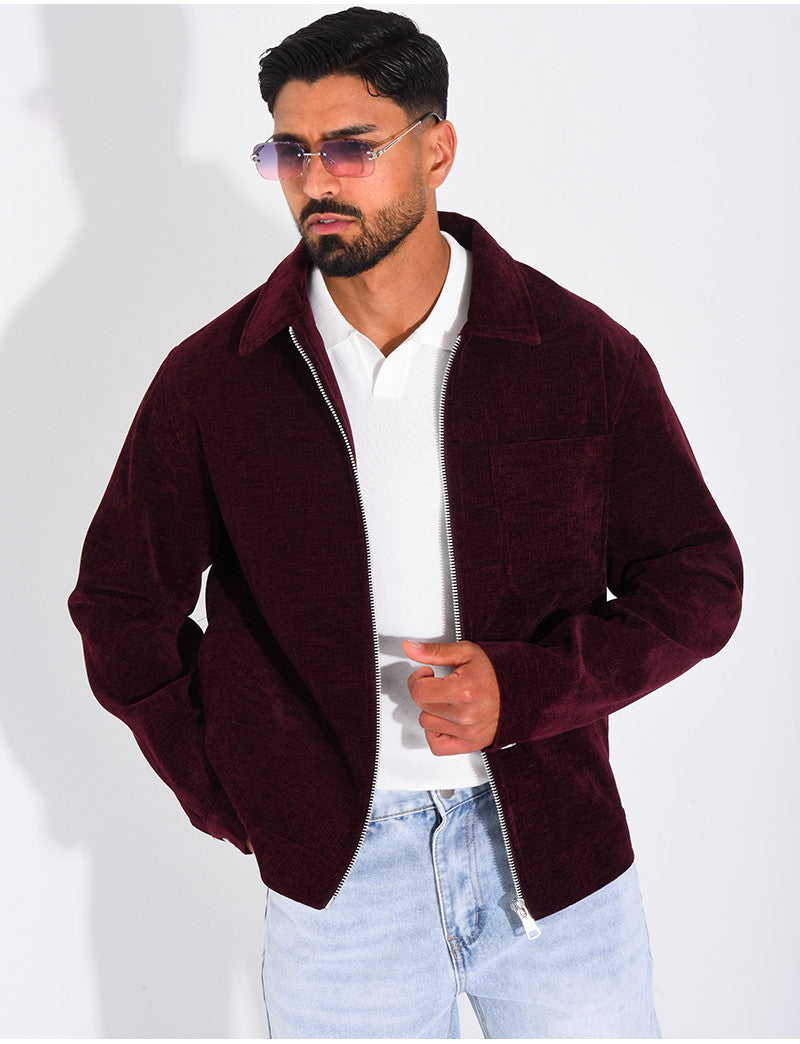 Veste fine en velours