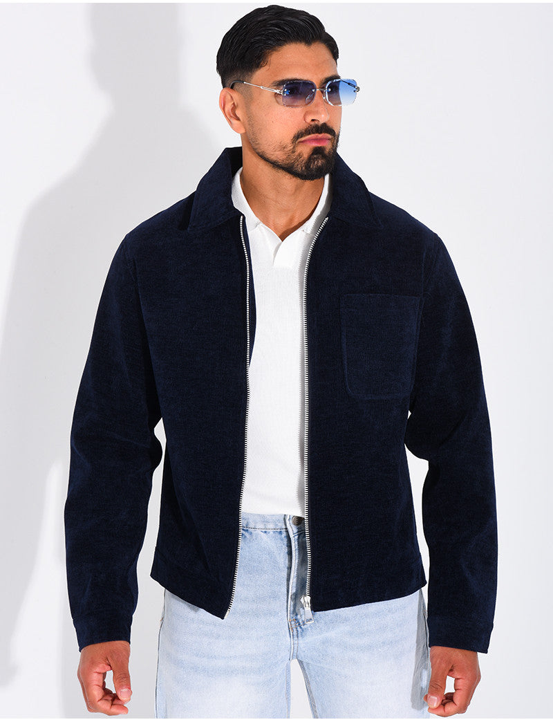 Veste fine en velours