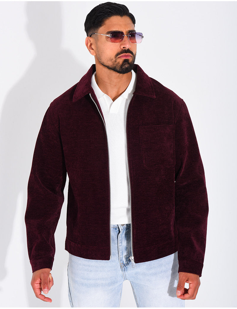 Veste fine en velours
