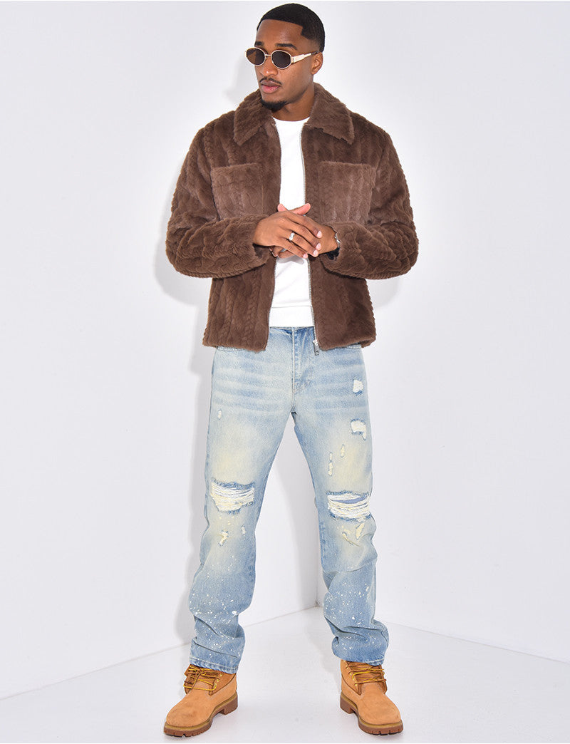 Veste fourrure