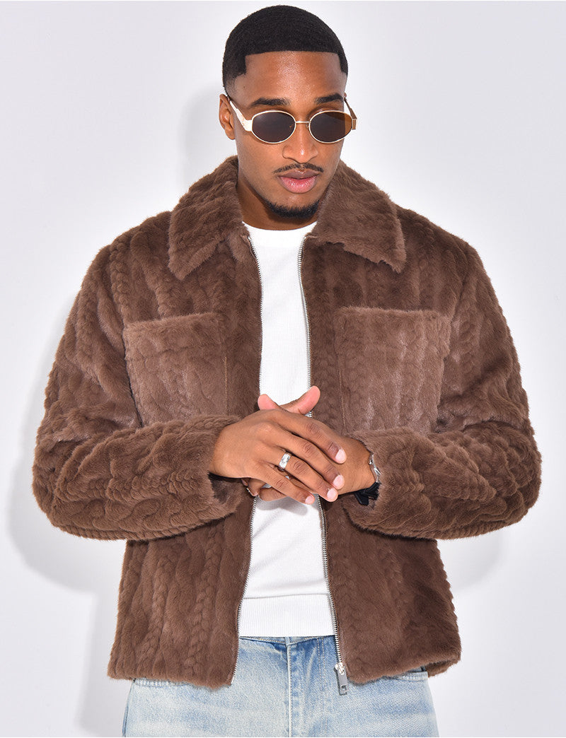Veste fourrure