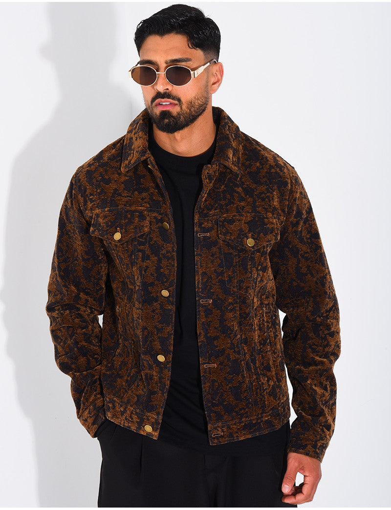 Veste imprimée au touché doux