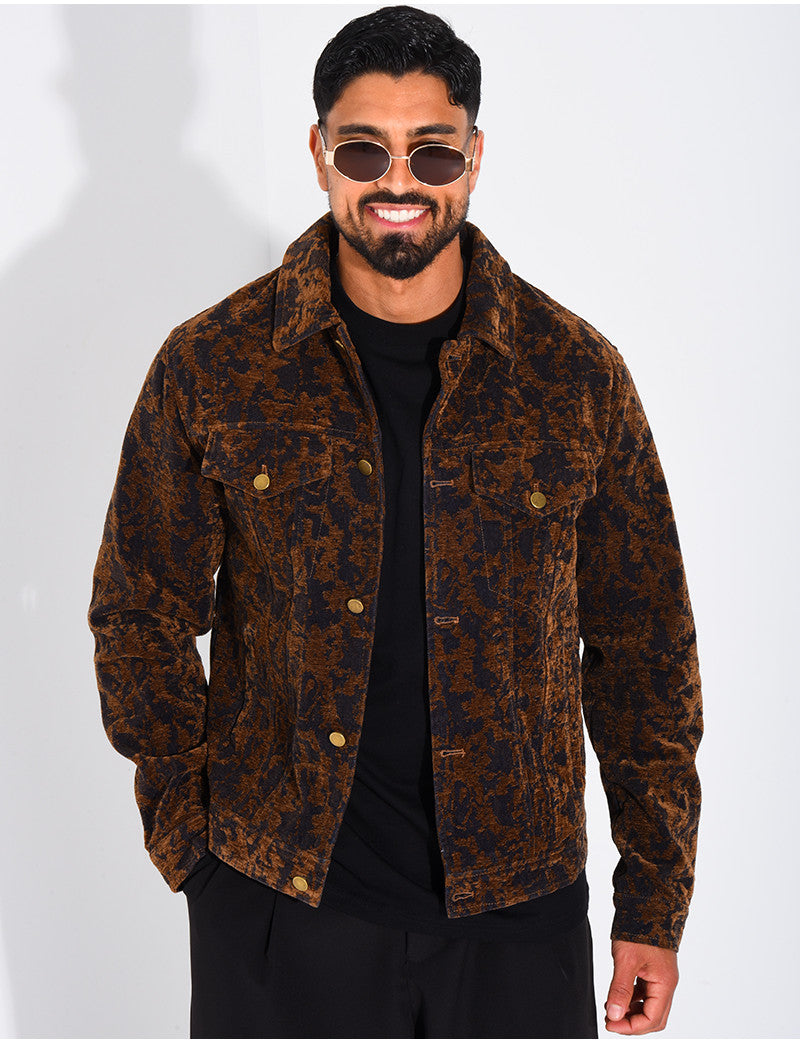 Veste imprimée au touché doux