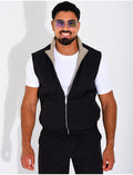 Veste sans manches reversible