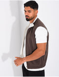 Veste sans manches réversible