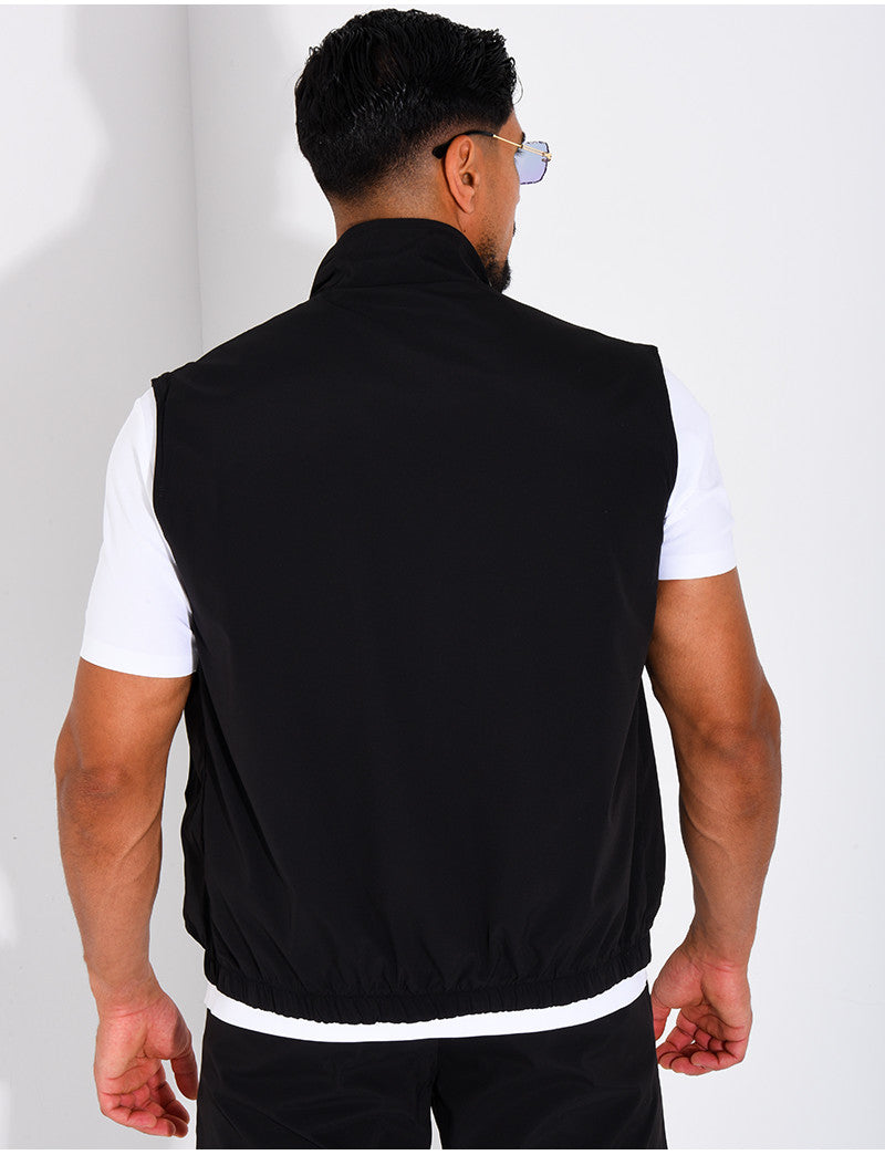 Veste sans manches reversible